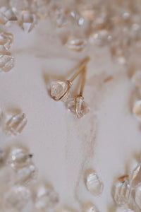 Wrapped Herkimer Diamond Earrings · Earrings ·  Little Sycamore