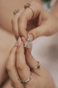 Zen · Sapphire and Topaz RIng · Rings ·  Little Sycamore