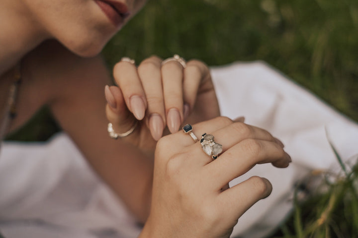 Zen · Sapphire and Topaz RIng · Rings ·  Little Sycamore