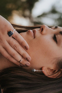 Zircon Short Drop Earrings · December · Earrings ·  Little Sycamore