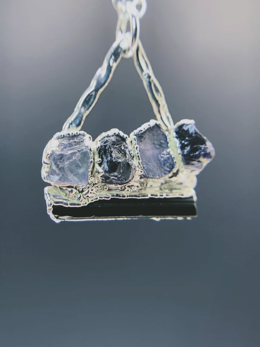 Twilight Peak · Iolite and Tourmaline Necklace