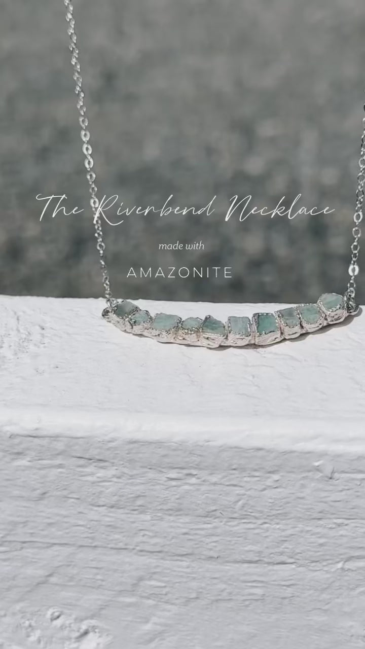 Amazonite Riverbend Necklace