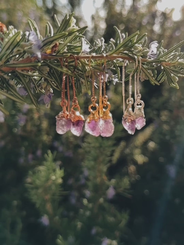 Amethyst Drop Earrings · February