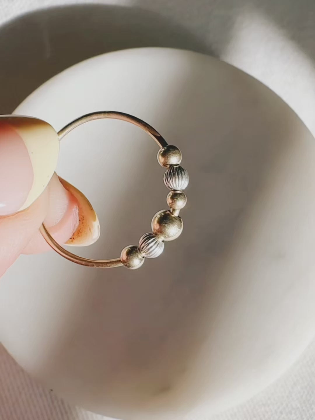 Beaded Fidget Ring