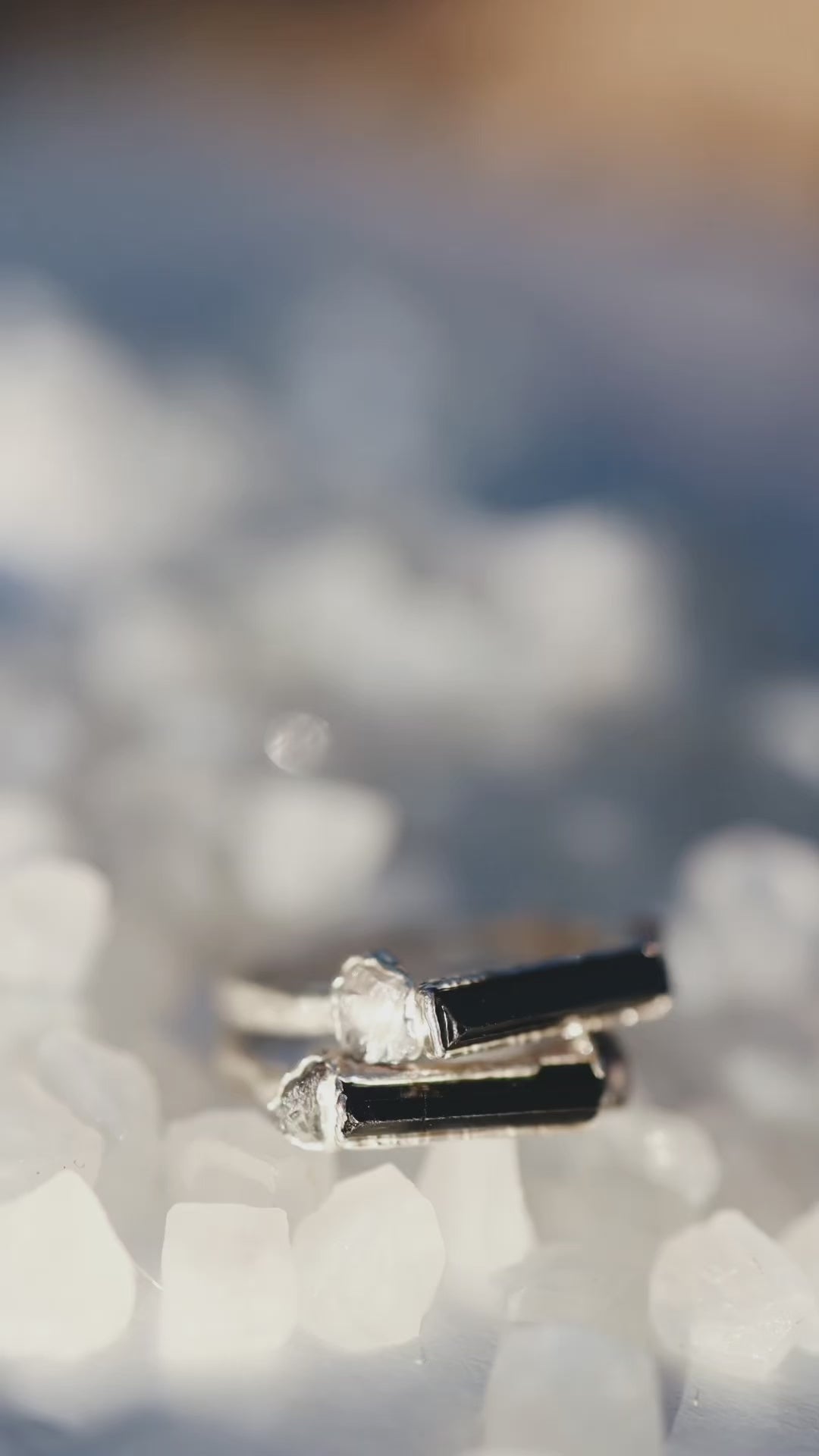 Nebula · Iolite and Tourmaline Ring