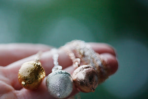 
                  
                    Acorn Necklace // Rose Gold, Gold, or Silver - Little Sycamore
                  
                