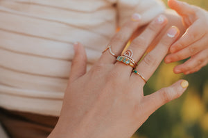 
                  
                    Mini May Stackable Ring
                  
                