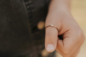 
                  
                    Mini June Stackable Ring
                  
                