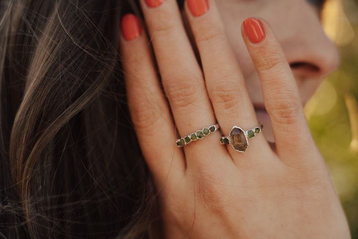 Evergreen · January Stackable Ring