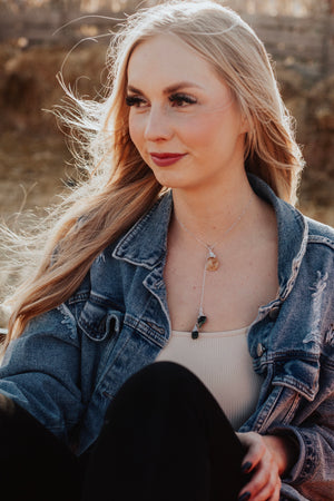 
                  
                    EARTH Element Necklace // Rose Gold, Gold, or Silver - Little Sycamore
                  
                