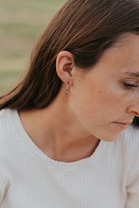 Pebble Hoop Earrings - Little Sycamore