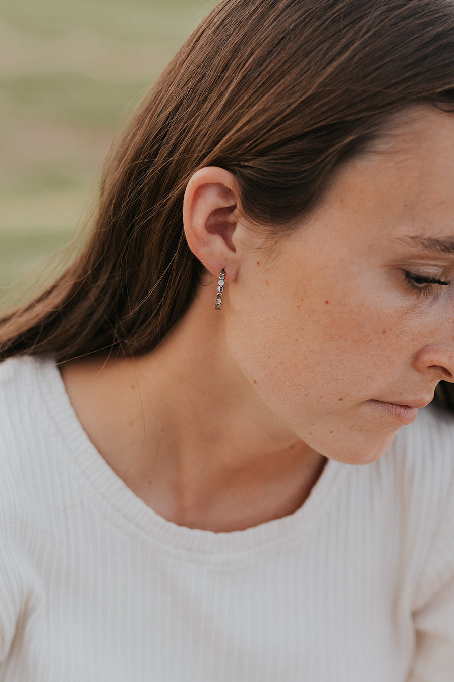 Pebble Hoop Earrings - Little Sycamore