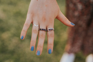 
                  
                    Summer Date • July Stackable Ring
                  
                