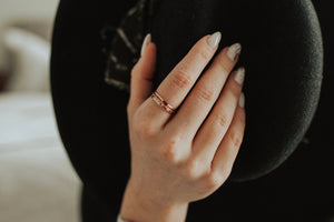 
                  
                    Mini January Stackable Ring
                  
                