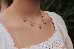 
                  
                    August Raindrops Necklace • Spinel
                  
                