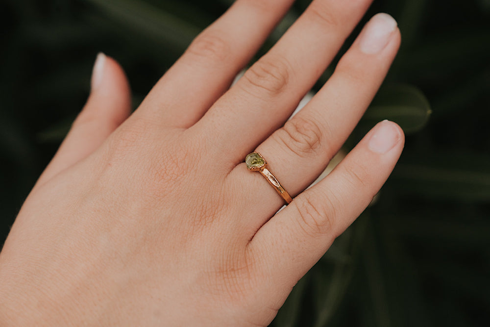 
                  
                    Clover • August Stackable Ring
                  
                