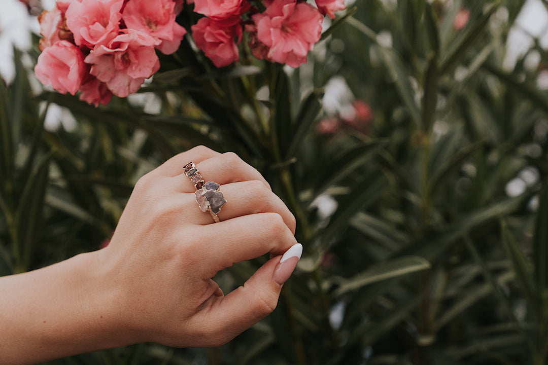 Summer Berry · August Stackable Ring