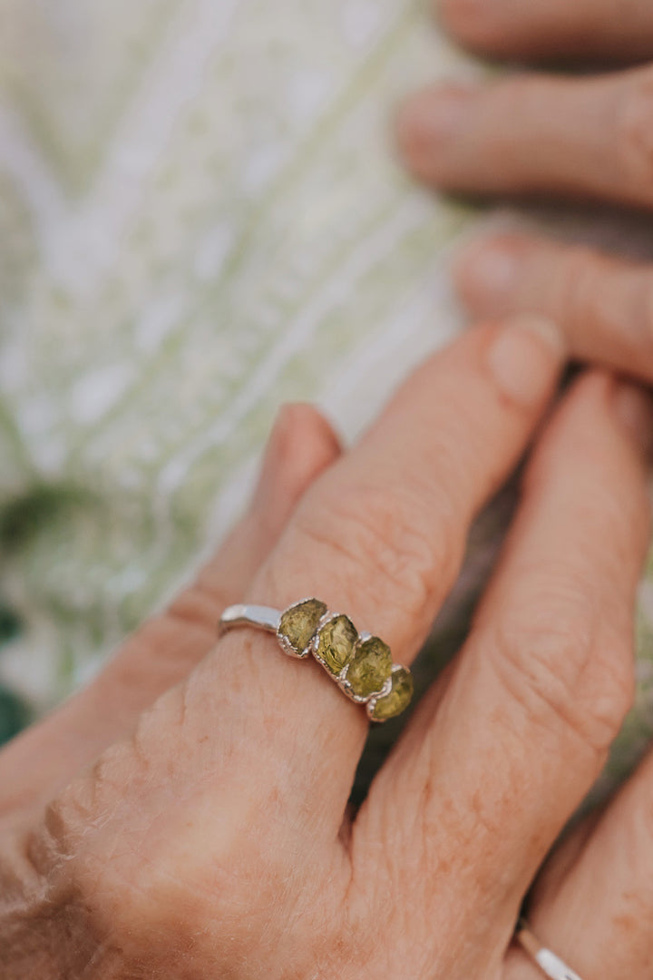 Lucky Clover · August Stackable Ring