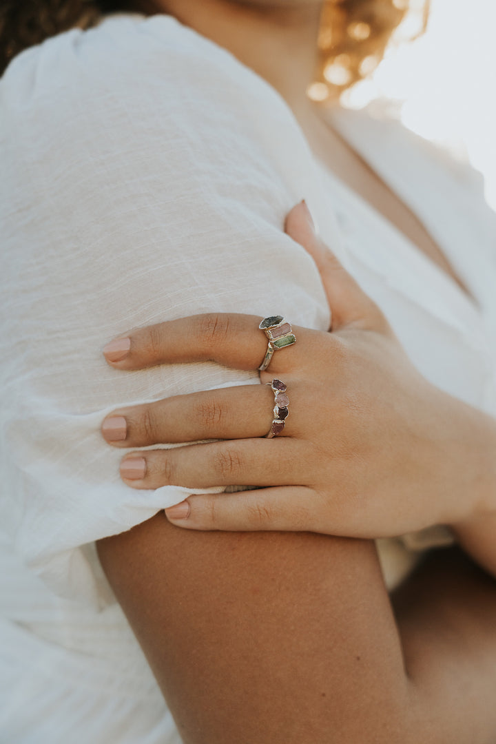 Autumn Sunset · October Stackable Ring