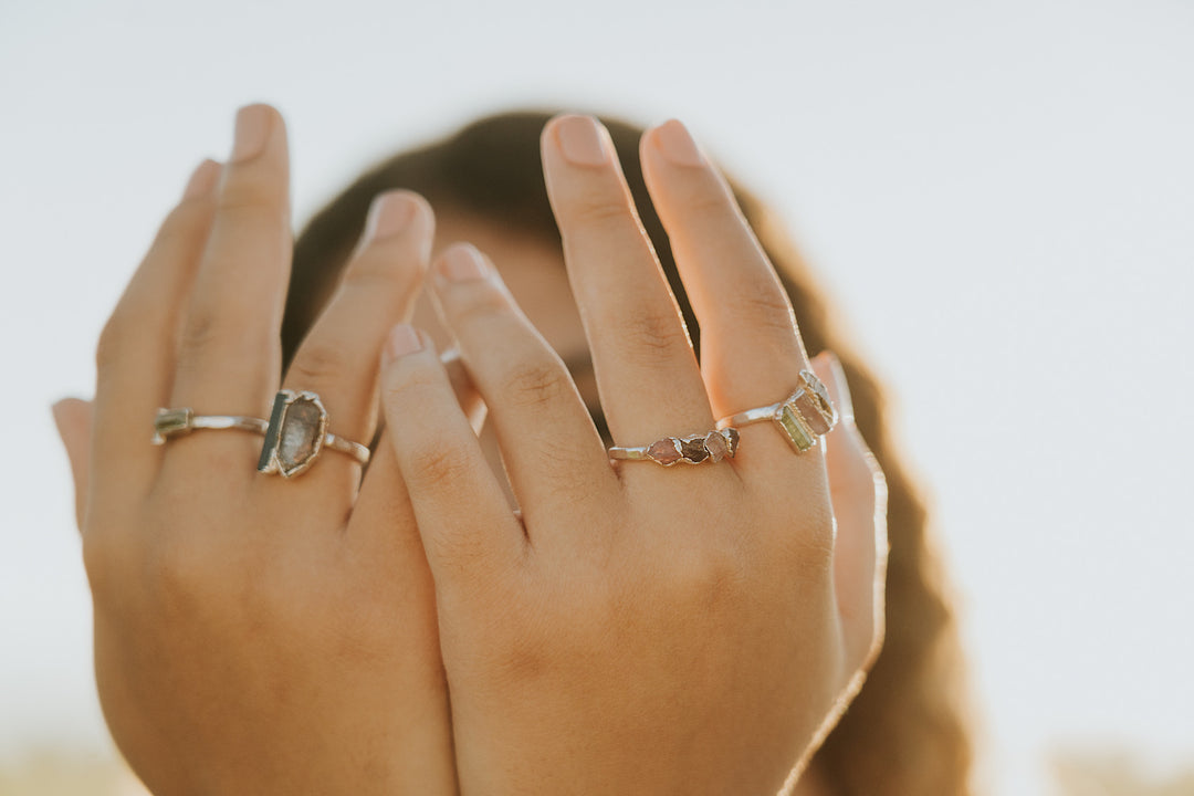 Autumn Sunset · October Stackable Ring