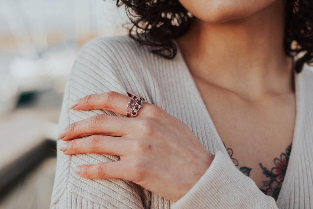 
                  
                    Autumn Sunset • October Stackable Ring
                  
                