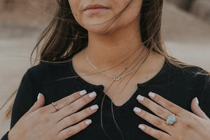 
                  
                    Rain • March Stackable Ring
                  
                