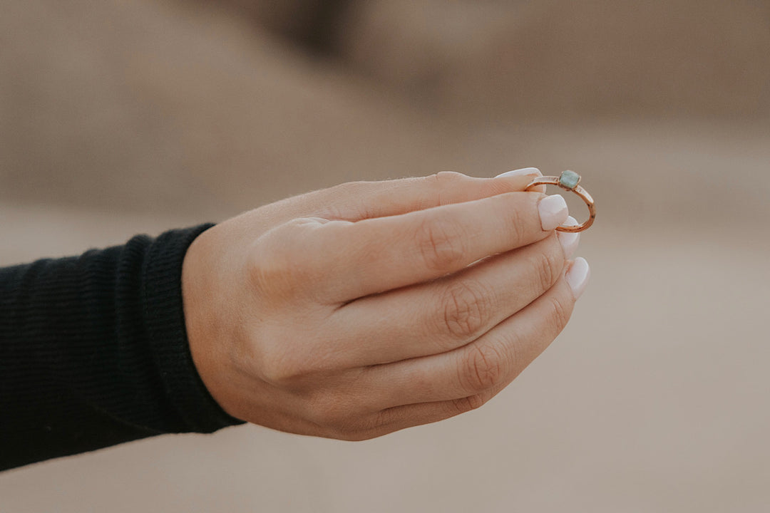 Rain · March Stackable Ring