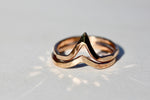 Everest Peak Ring // Rose Gold, Gold, or Silver - Little Sycamore