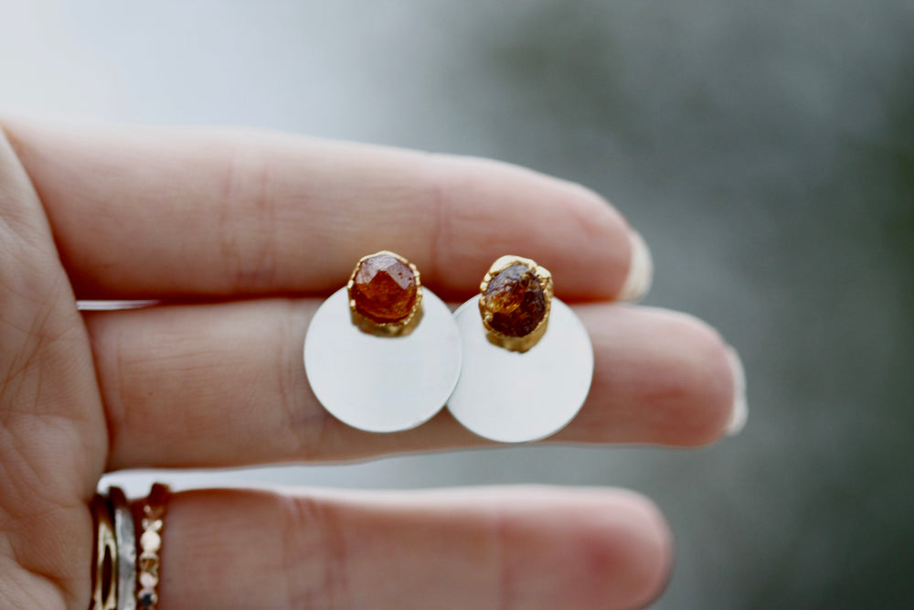 
                  
                    Earring Jackets // Rose Gold, Gold, or Silver - Little Sycamore
                  
                
