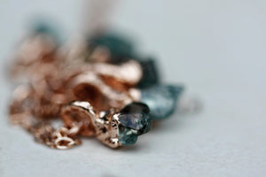 
                  
                    December Raindrops Necklace // Zircon in Rose Gold, Gold, or Silver - Little Sycamore
                  
                