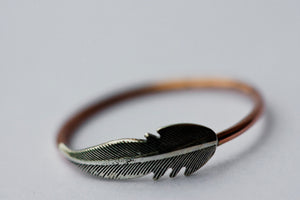 
                  
                    Feather Ring // Rose Gold or Silver - Little Sycamore
                  
                