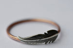 Feather Ring // Rose Gold or Silver - Little Sycamore