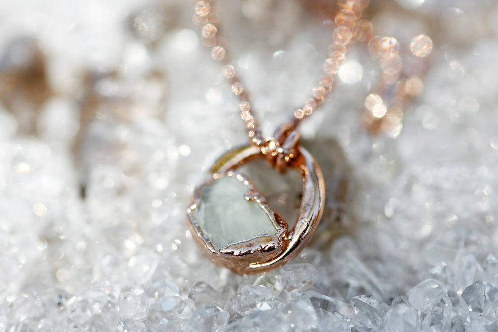 
                  
                    June Moment Necklace // Rose Gold, Gold, or Silver - Little Sycamore
                  
                