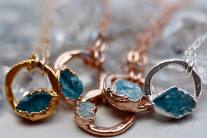 
                  
                    March Moment Necklace // Rose Gold, Gold, or Silver - Little Sycamore
                  
                