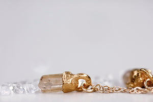 
                  
                    November Raindrops Necklace // Topaz in Rose Gold, Gold, or Silver - Little Sycamore
                  
                