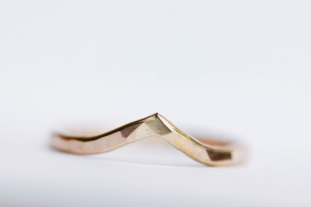 Peak Ring // Rose Gold, Gold, or Silver - Little Sycamore