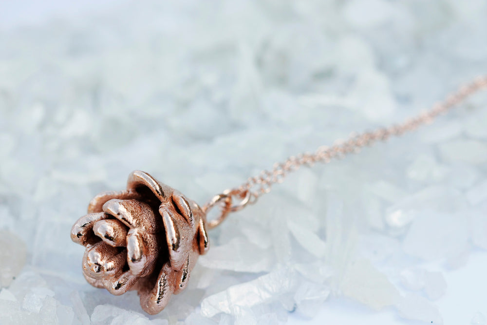 
                  
                    Pinecone Necklace // Rose Gold, Gold, or Silver - Little Sycamore
                  
                