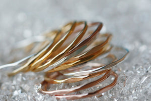
                  
                    Ripple Ring // Rose Gold, Gold, or Silver - Little Sycamore
                  
                