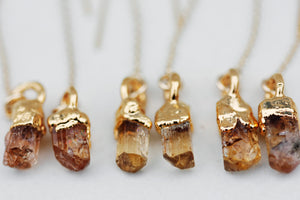 
                  
                    Topaz Drop Earrings // Rose Gold, Gold, or Silver - Little Sycamore
                  
                