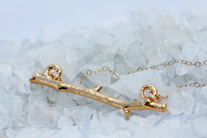 
                  
                    Twig Bar Necklace // Rose Gold, Gold, or Silver - Little Sycamore
                  
                
