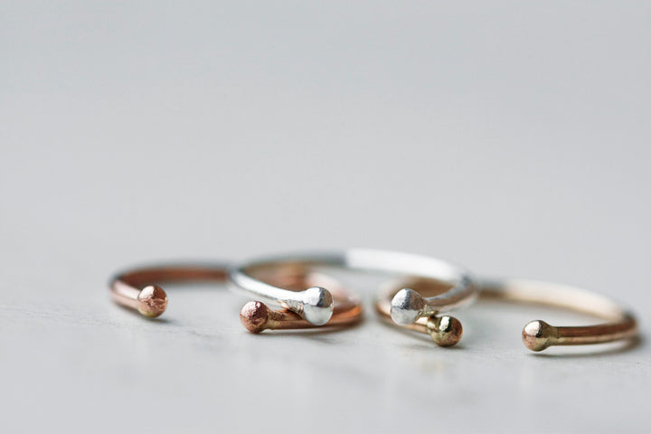 Valley Ring // Rose Gold, Gold, or Silver - Little Sycamore